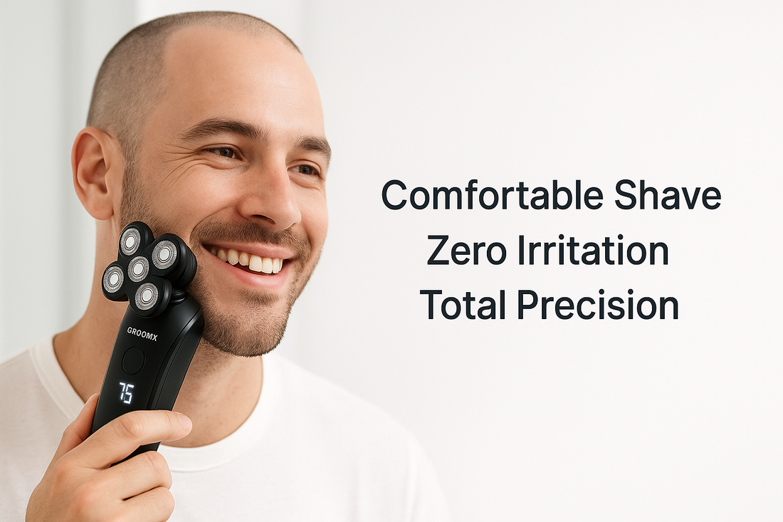 Sensitive Skin? The Ultimate GroomX™ Shaving Routine for Comfort & Precision
