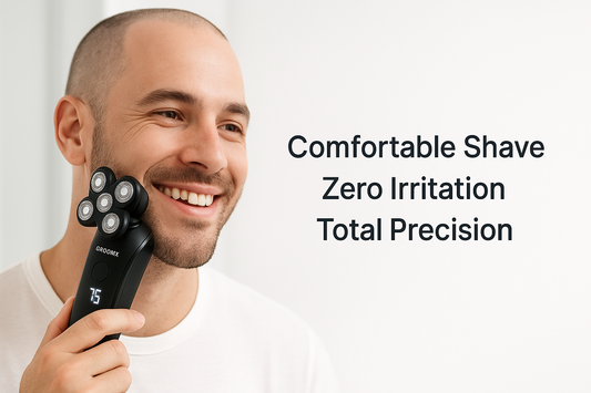 Sensitive Skin? The Ultimate GroomX™ Shaving Routine for Comfort & Precision